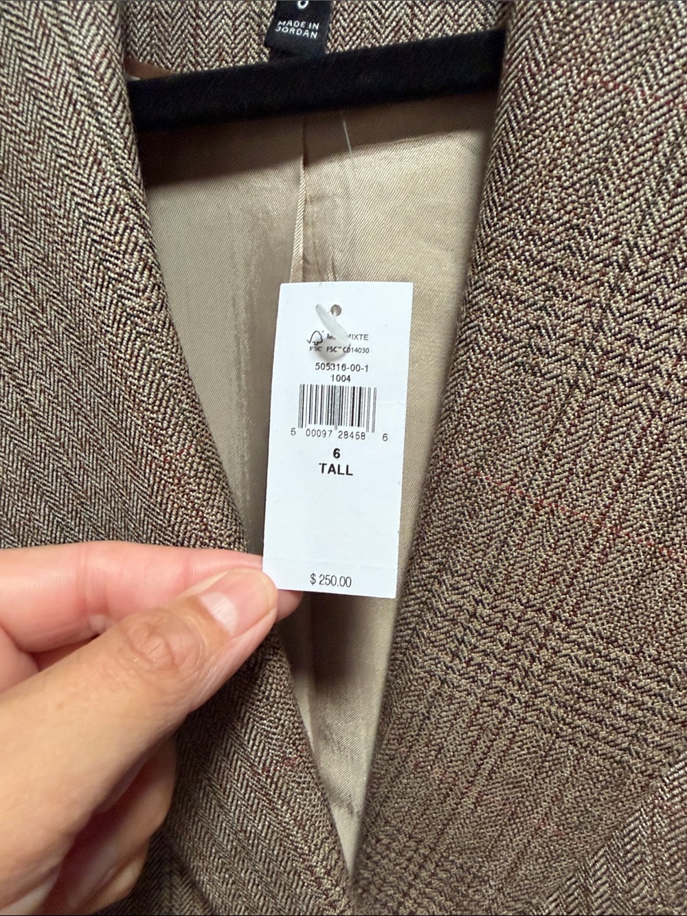 BANANA REPUBLIC‼️‼️. LIDO SCULPTED ITALIAN WOOL BLAZER - Picture 11 of 14